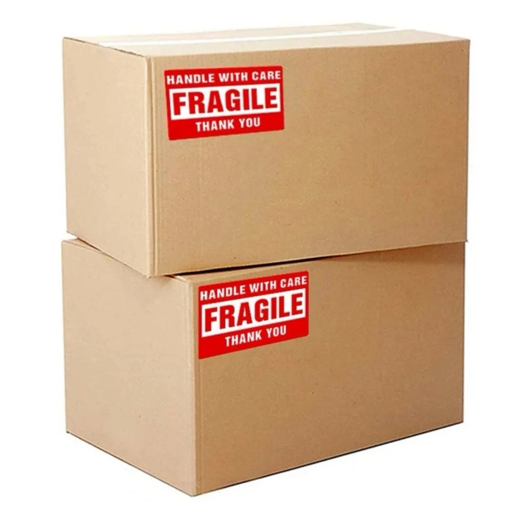 1 ROLL. FRAGILE STICKER, HANDLE WITH CARE WARNING LABEL